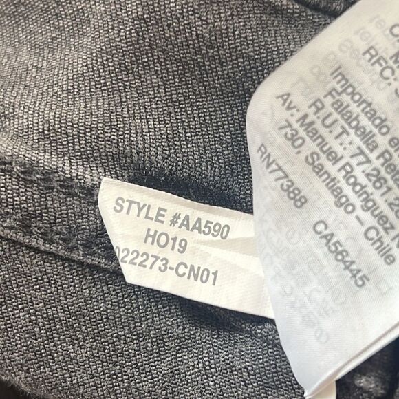 Madewell 10" High-Rise Skinny Berkeley Black: Button-Through Edition Sz 32 - Picture 11 of 11